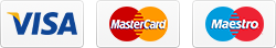 VISA, MasterCard, Maestro